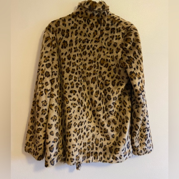 Theory Faux Leopard Relaxed Jacket - Picture 3 of 3